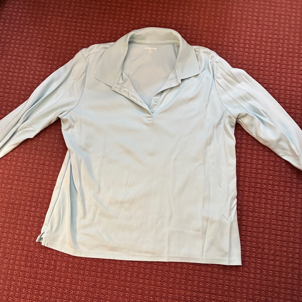 Lands' End Classic Green Top